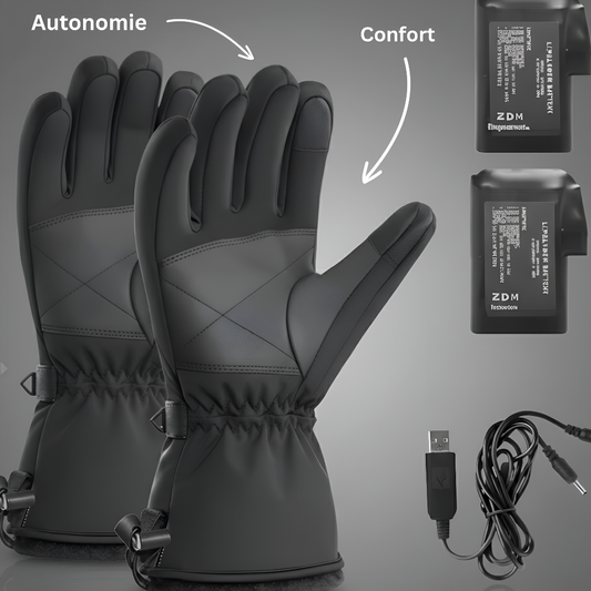 VOLTHÉA Aurion – Gants Chauffants Imperméables & Coupe-Vent