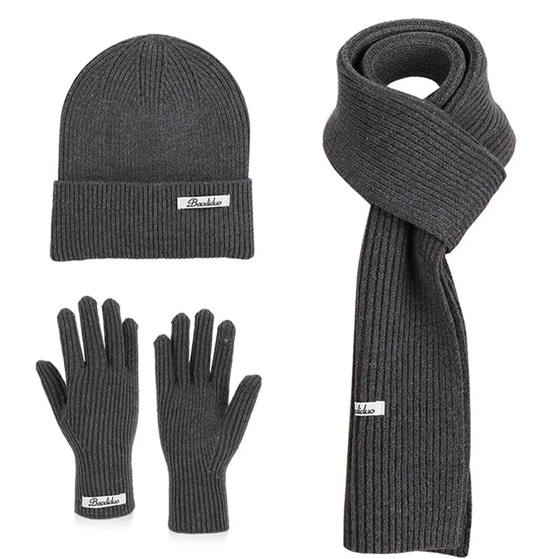 Ensemble Hiver 3 Pièces Volthéa™ Bonnet, Écharpe & Gants