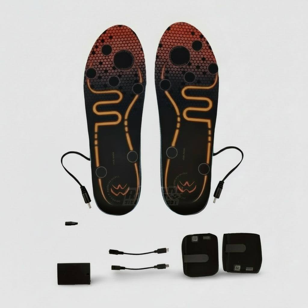 Semelles Chauffantes VTT Volthéa Ultra-Fines, 45°C & Jusqu’à 8h d’Autonomie