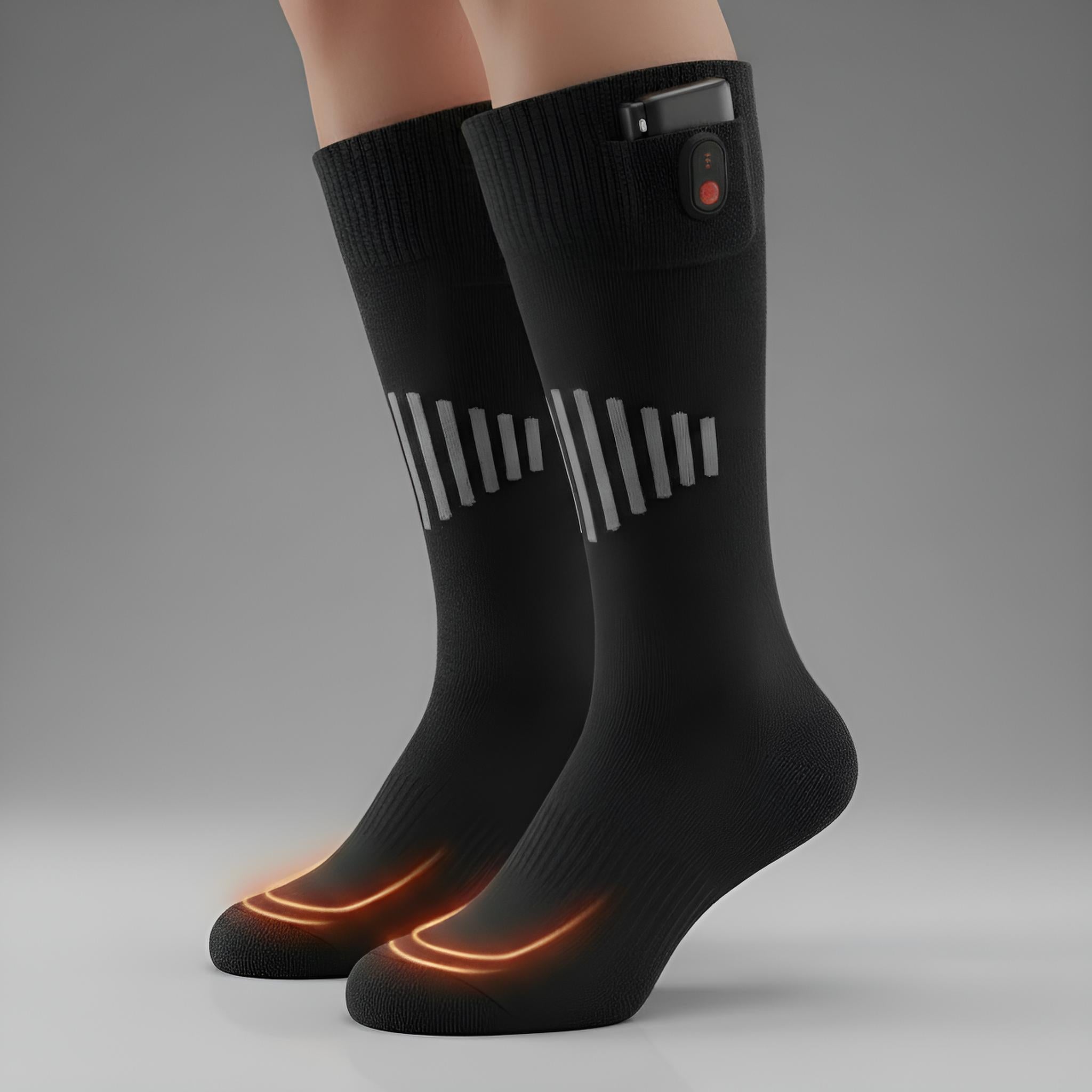 VOLTHÉA™ Therma-Sox – Chaussettes chauffantes USB