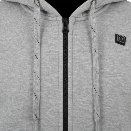 Veste à capuche chauffante grise | VOLTHEA™