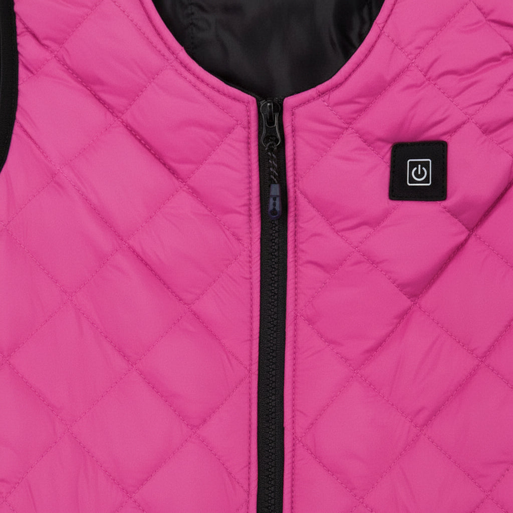 Sous-Veste Chauffante Femme VOLTHÉA™ | Ultra-Légère, 3 Niveaux de Chaleur