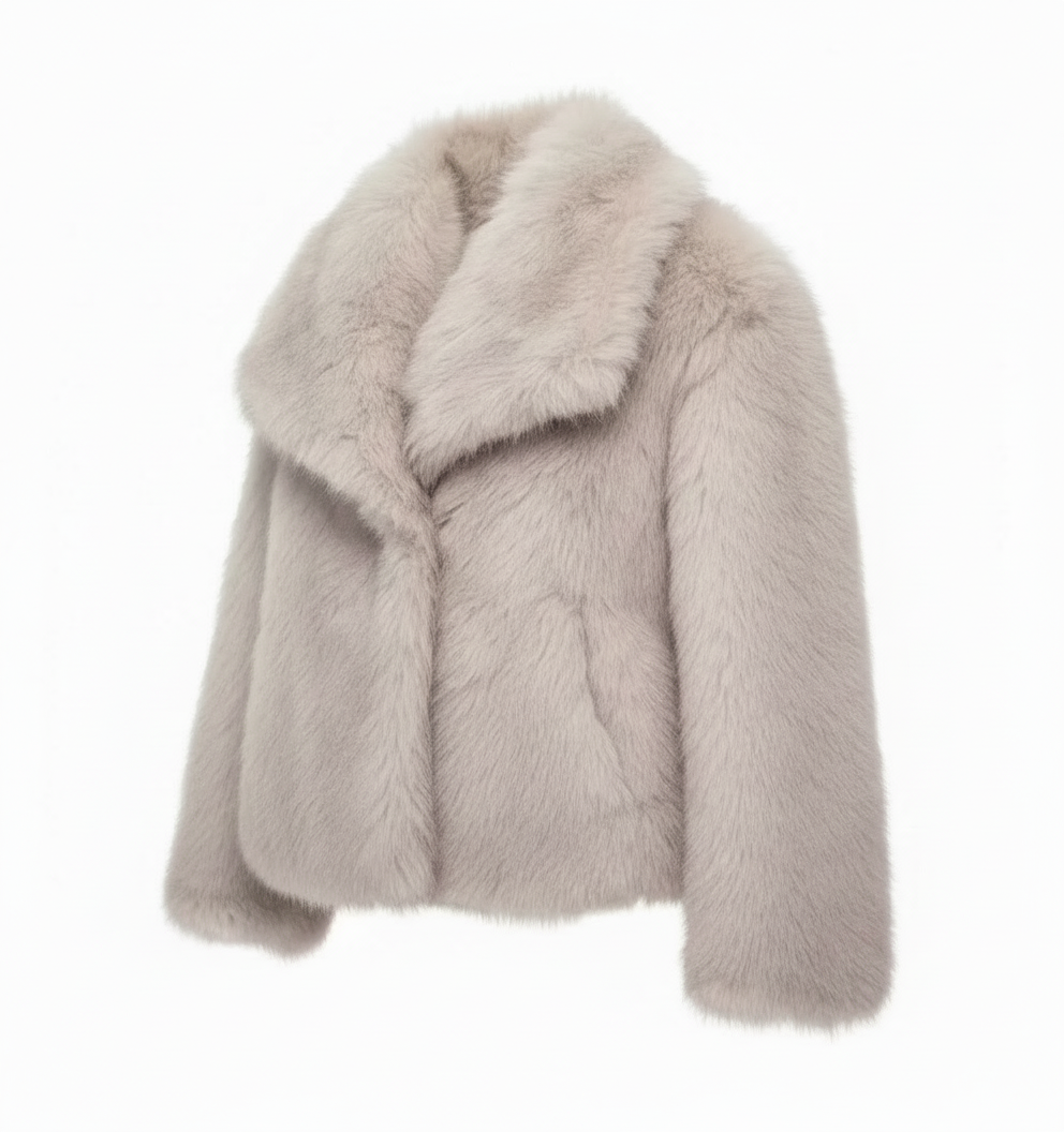 Manteau Fausse Fourrure VOLTHEA | Élégant & Street Chic Hiver
