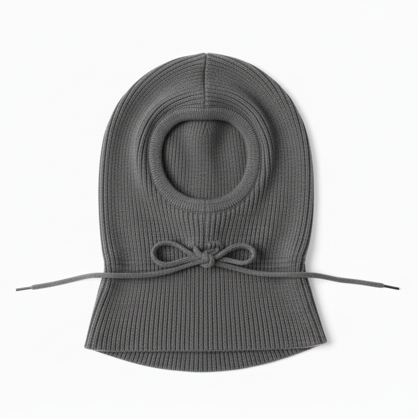 Cagoule Femme Tricotée à Capuche VOLTHEA | Chaude & Ajustable