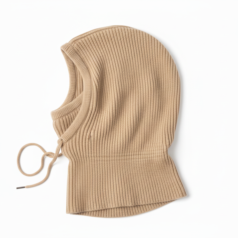 Cagoule Femme Tricotée à Capuche VOLTHEA | Chaude & Ajustable