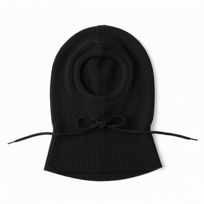 Cagoule Femme Tricotée à Capuche- Chaude avec cordon réglable - Balaclavas VOLTHEA