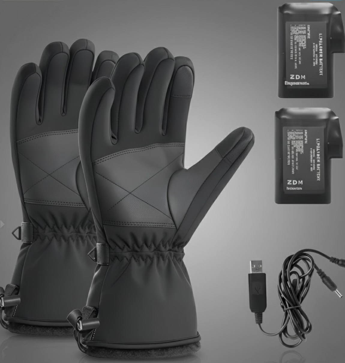 VOLTHÉA™ Aurion – Gants chauffants imperméables et coupe-vent