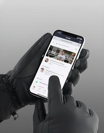 VOLTHÉA™ Aurion – Gants chauffants imperméables et coupe-vent