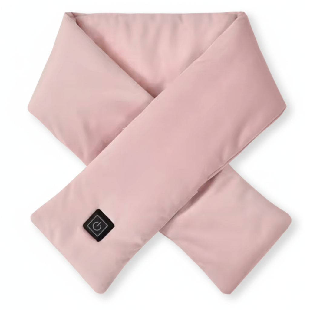 Écharpe Chauffante Rose VOLTHEA | Douceur & Chaleur Hiver