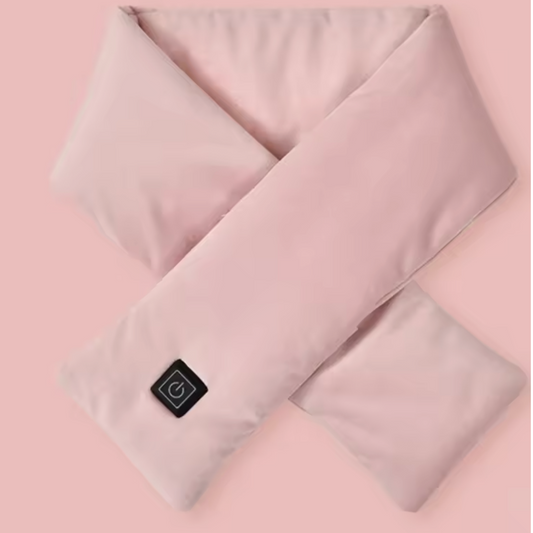 Écharpe chauffante rose