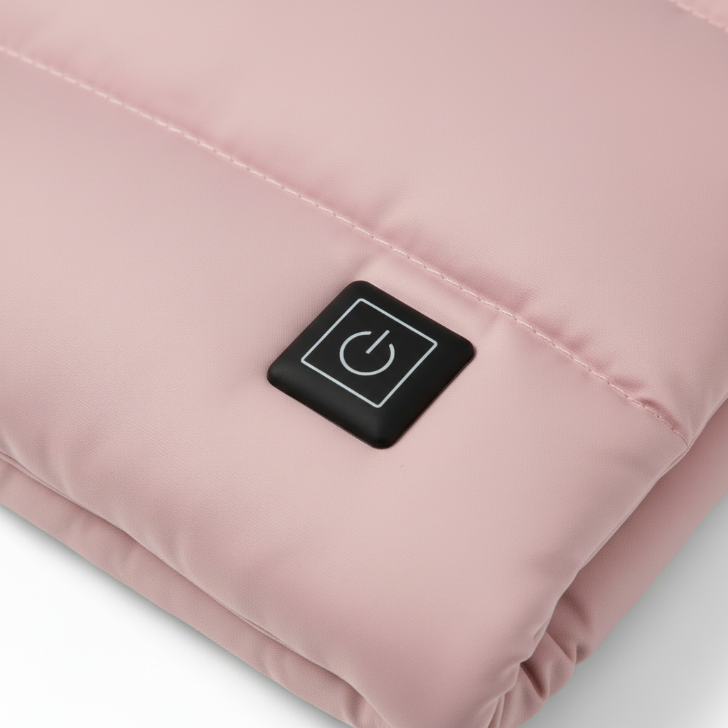 Écharpe chauffante rose