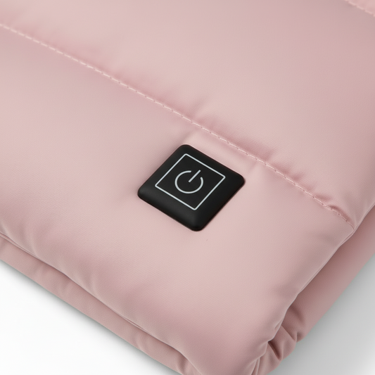 Écharpe chauffante rose