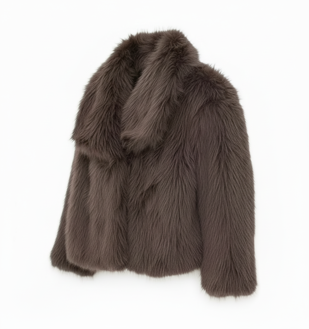 Manteau Fausse Fourrure VOLTHEA | Élégant & Street Chic Hiver