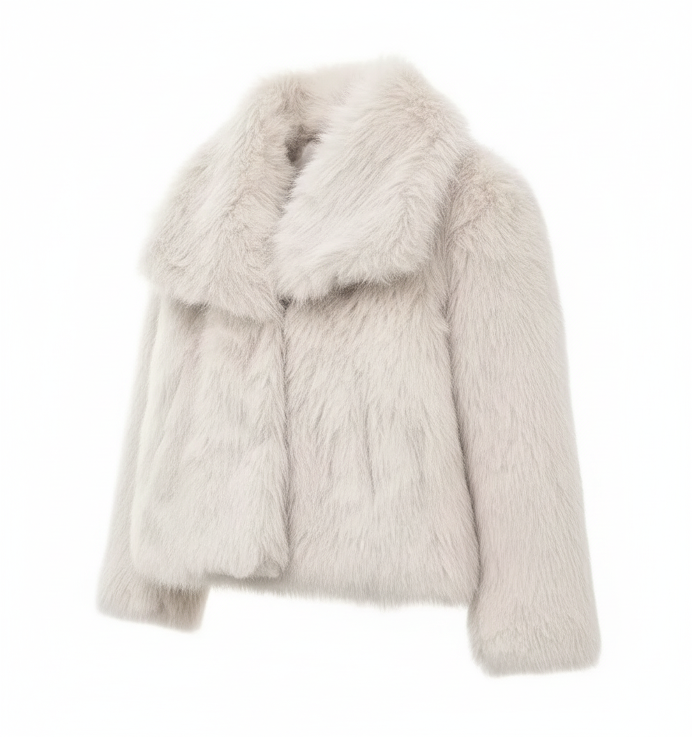 Manteau Fausse Fourrure VOLTHEA | Élégant & Street Chic Hiver