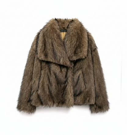 Manteau Fausse Fourrure Volthéa Élégant Hiver Street Chic
