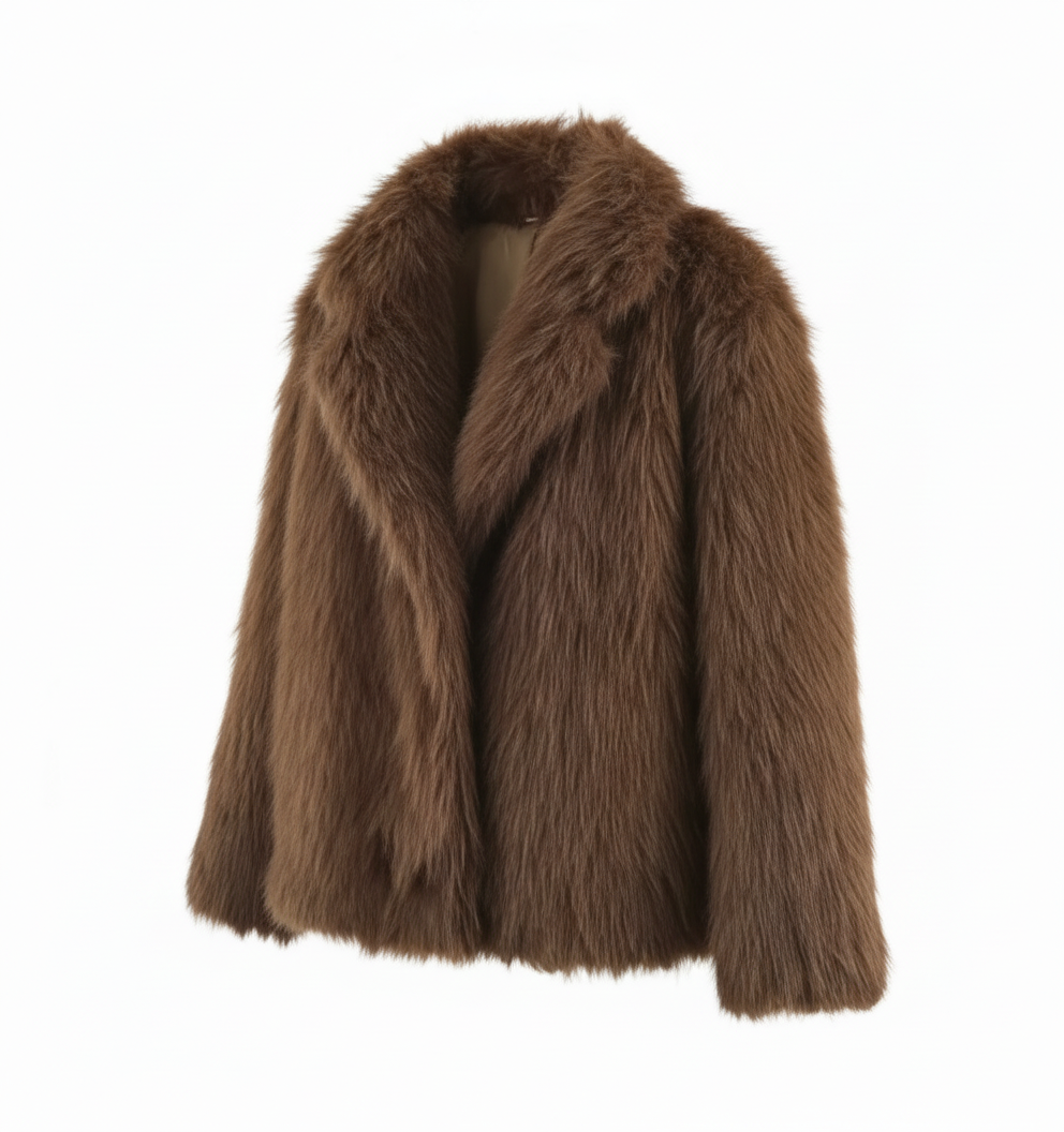 Manteau Fausse Fourrure VOLTHEA | Élégant & Street Chic Hiver