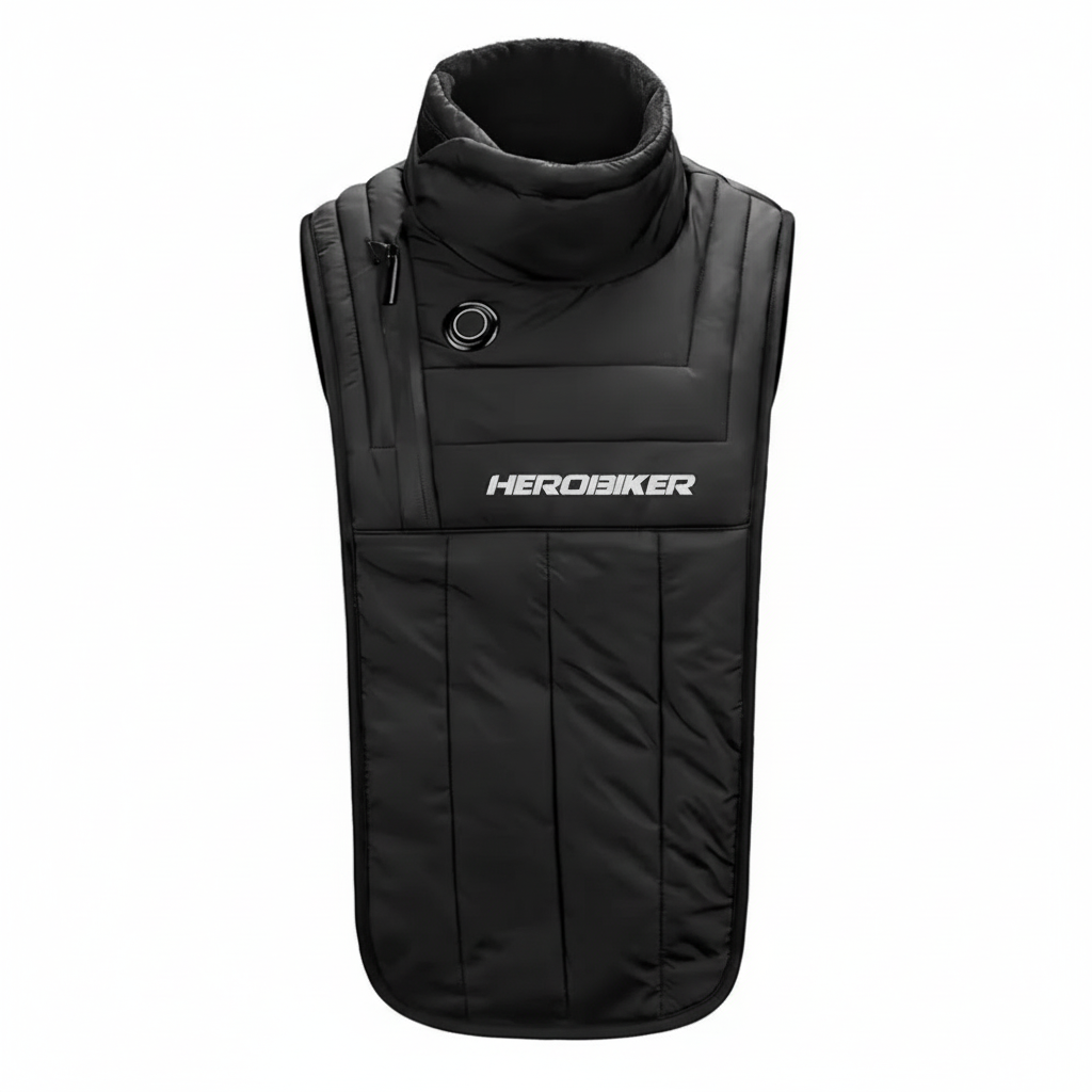 Chauffe-Cou Moto & Cyclisme Hiver VOLTHEA | Coupe-Vent & Protection Poitrine