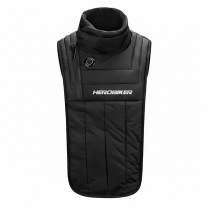 Chauffe-cou moto & cyclisme d’hiver – Couvre-cou coupe-vent avec protection poitrine | VOLTHEA