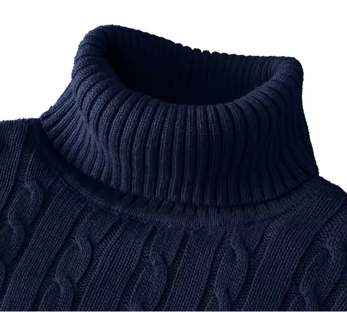 Pull Col Roulé Homme en Maille VOLTHEA | Style Casual & Élégant Automne-Hiver