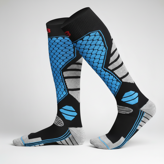 Chaussettes de Ski Thermiques Hiver – Épaisses, Antidérapantes & Respirantes