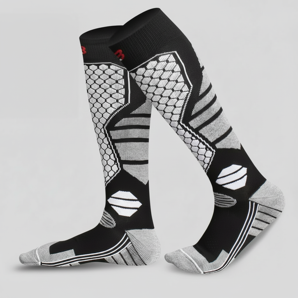 Chaussettes de Ski Thermiques VOLTHEA | Épaisses & Antidérapantes