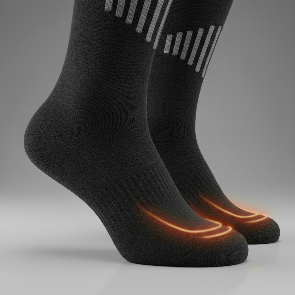 VOLTHÉA™ Therma-Sox – Chaussettes chauffantes USB