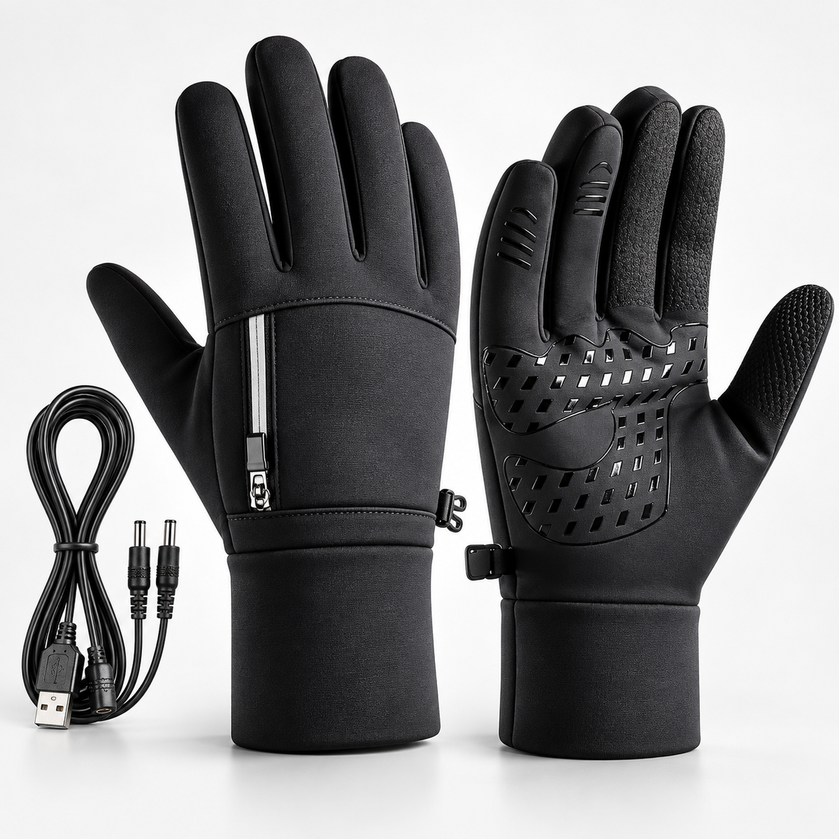 Gants Chauffants VOLTHÉA™ Boréal Essentiel | Tactiles & Imperméables, Homme et Femme