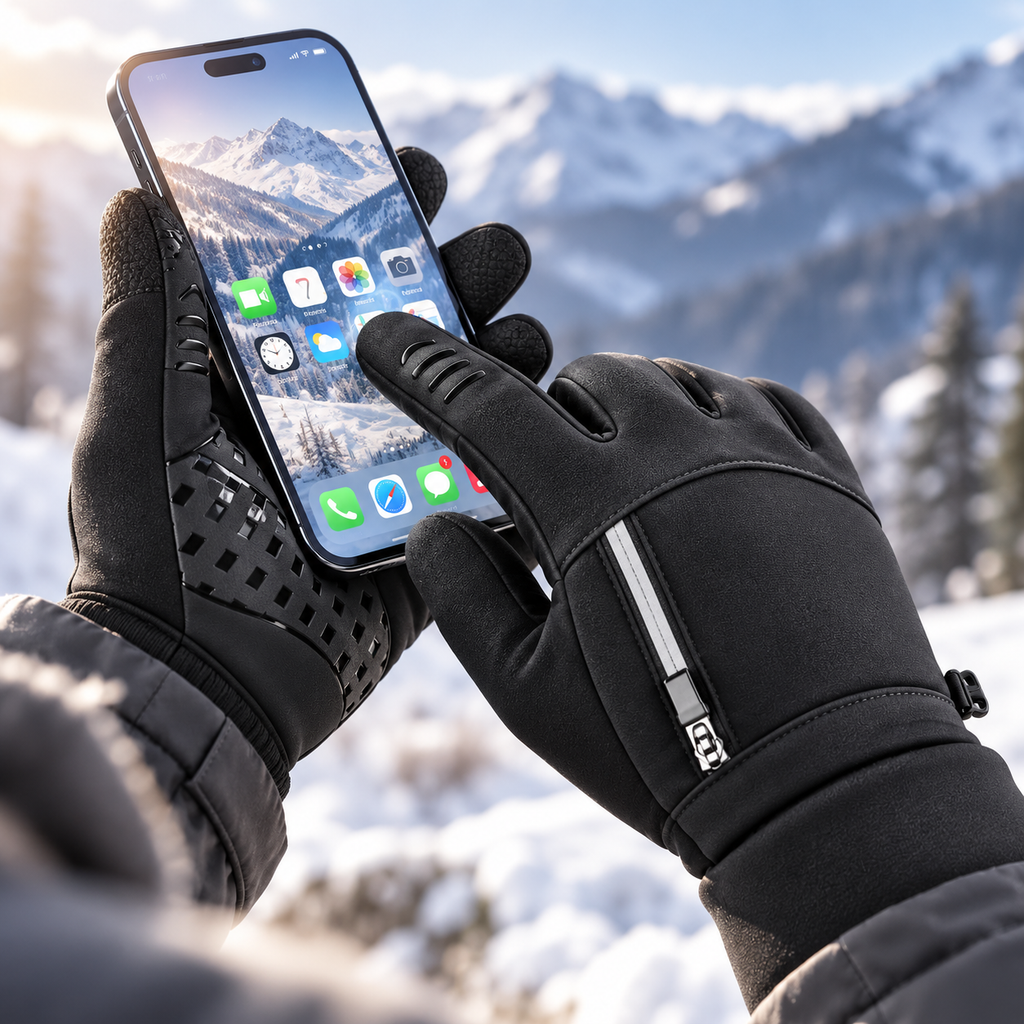 Gants Chauffants VOLTHÉA™ Boréal Essentiel | Tactiles & Imperméables, Homme et Femme