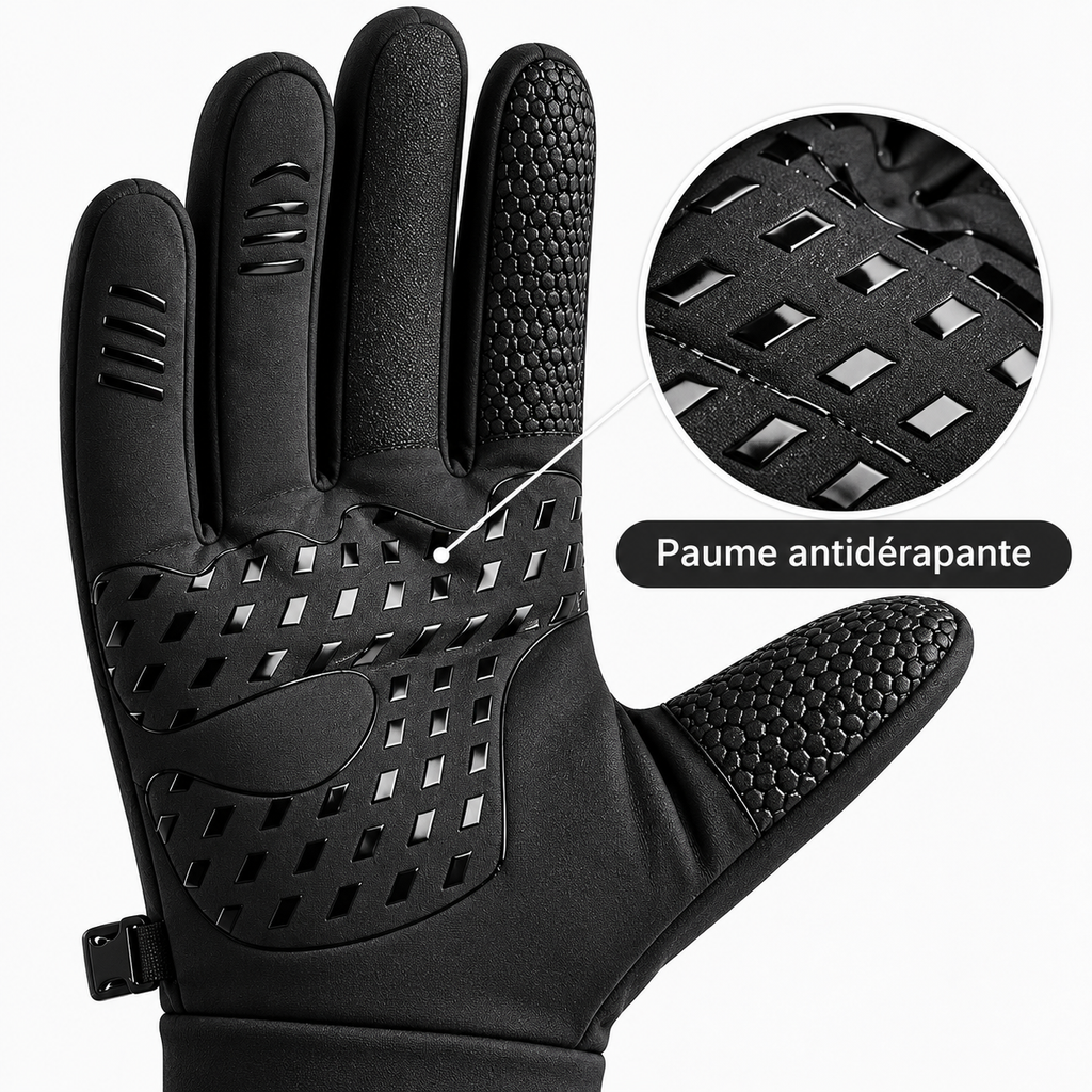Gants Chauffants VOLTHÉA™ Boréal Essentiel | Tactiles & Imperméables, Homme et Femme