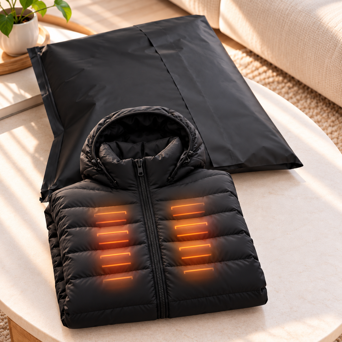 Veste Chauffante Enfant VOLTHEA | 5 Zones de Chauffe & Capuche Amovible