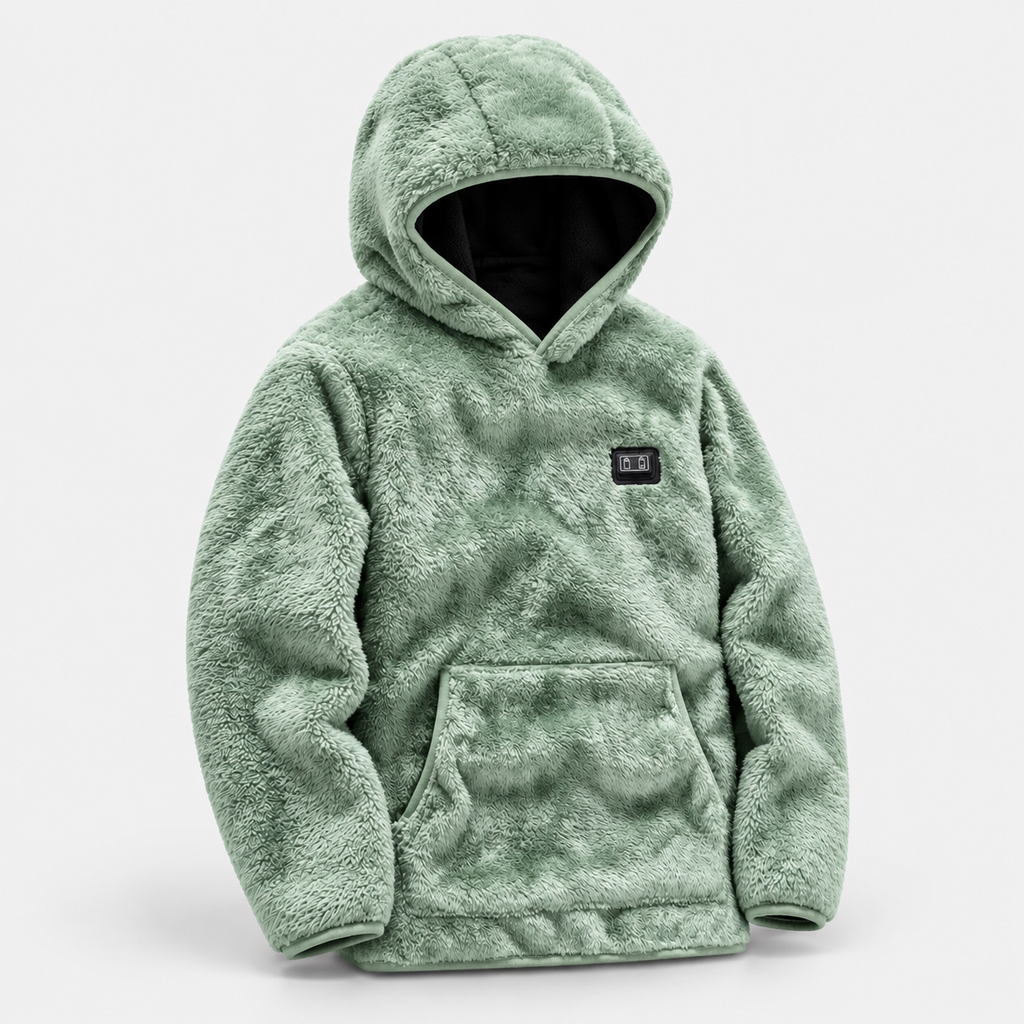 Sweat Chauffant à Capuche Volthéa 3 Niveaux de Chaleur | Hiver & Outdoor
