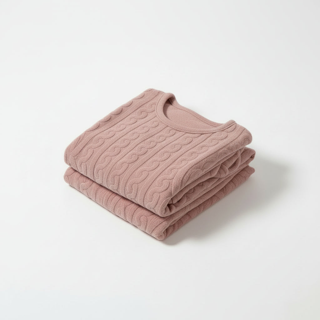 Ensemble Pyjama Femme Hiver Velours VOLTHEA | Doux & Chaud