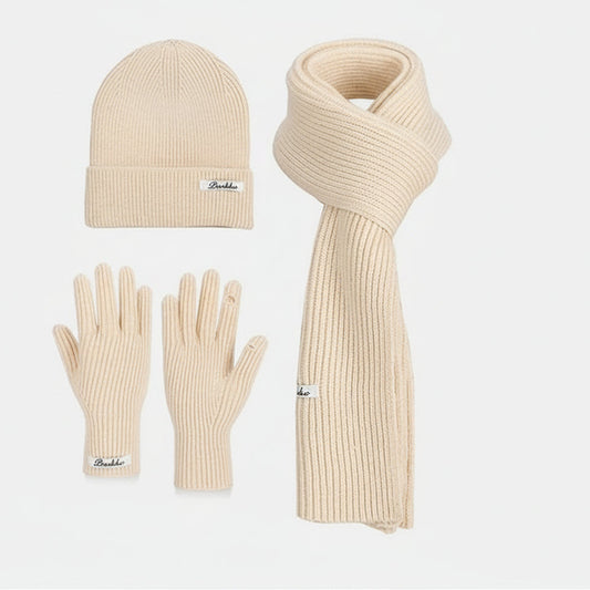 Ensemble Hiver 3 Pièces Volthéa™ Bonnet, Écharpe & Gants