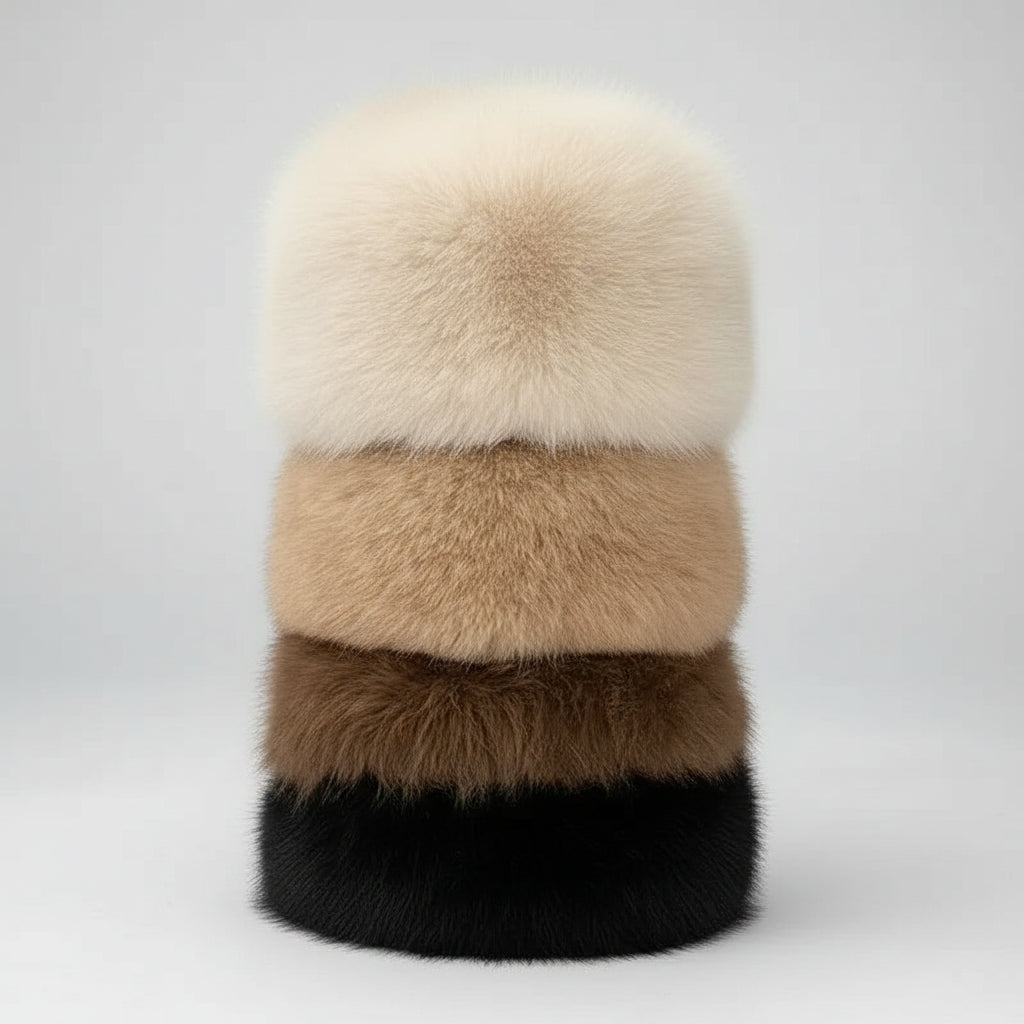 Bonnet Hiver Femme Fourrure VOLTHEA | Chaud, Antivent & Style Russe