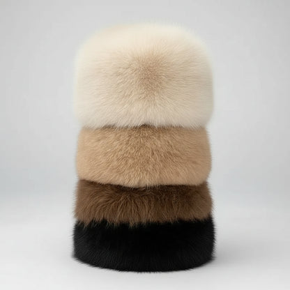 Bonnet Hiver Femme Fourrure Douce Chapeau Chaud Antivent & Imperméable Style Russe | Volthea™