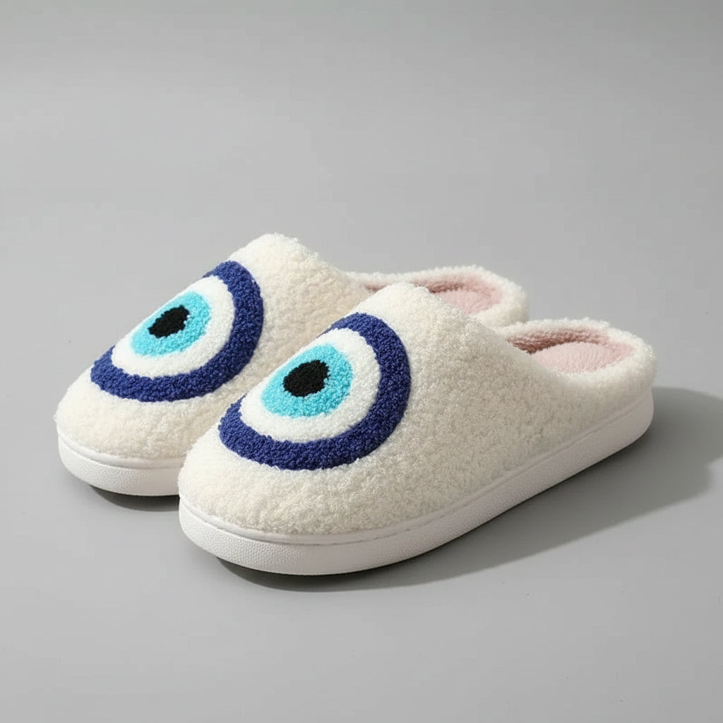 Pantoufles d’Hiver Fuzzy Maison VOLTHEA