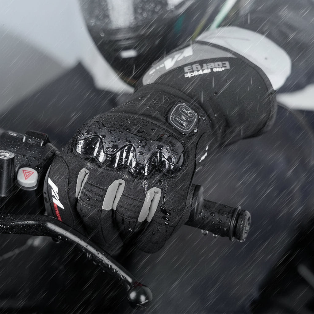 Gants Moto Chauffants Waterproof VOLTHEA | Chauffage Rechargeable & Thermiques