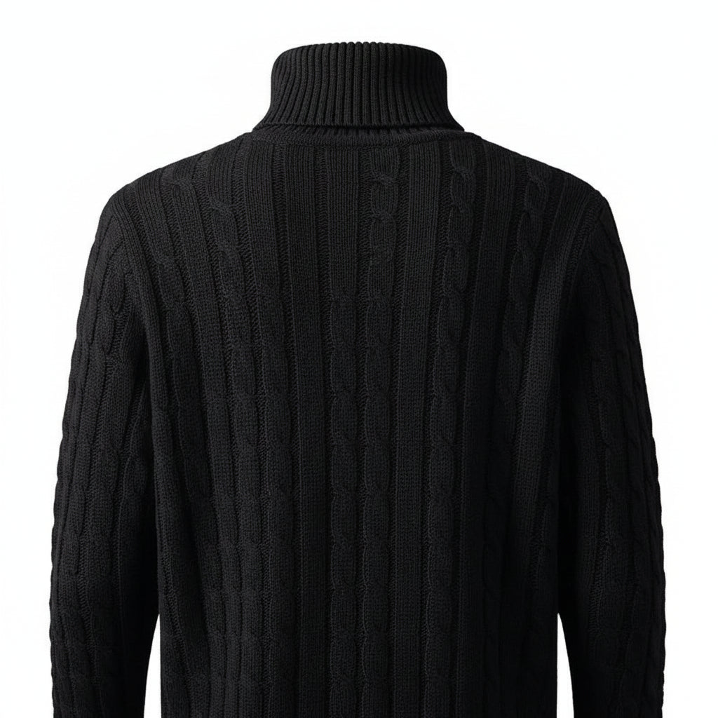 Pull Col Roulé Homme en Maille VOLTHEA | Style Casual & Élégant Automne-Hiver