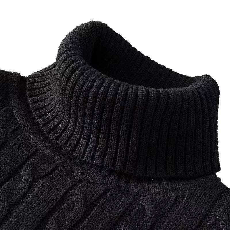 Pull Col Roulé Homme en Maille VOLTHEA | Style Casual & Élégant Automne-Hiver