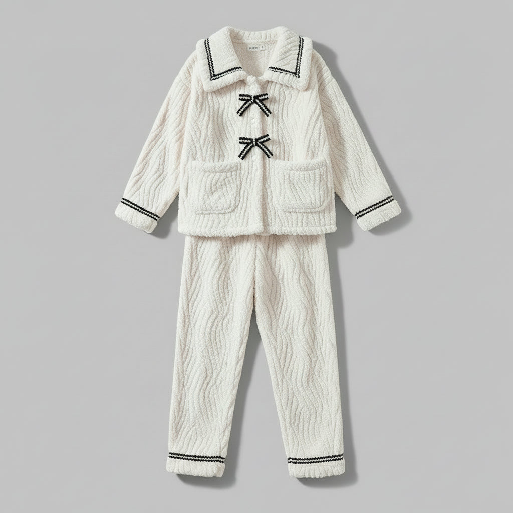 Pyjama Femme Hiver Épais & Doublé Ensemble Chaud et Confort Maison | Volthea™