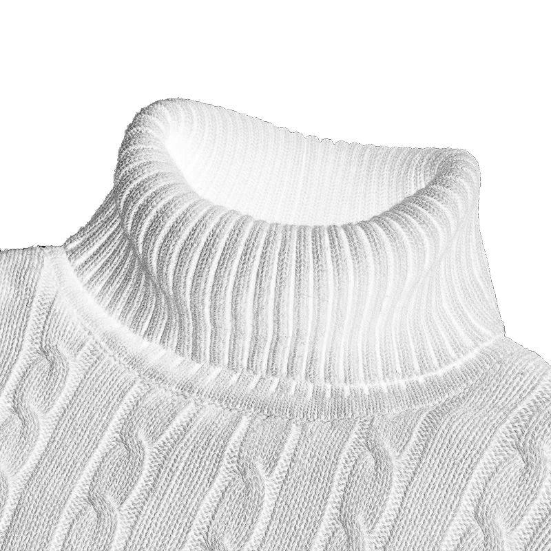 Pull Col Roulé Homme en Maille VOLTHEA | Style Casual & Élégant Automne-Hiver