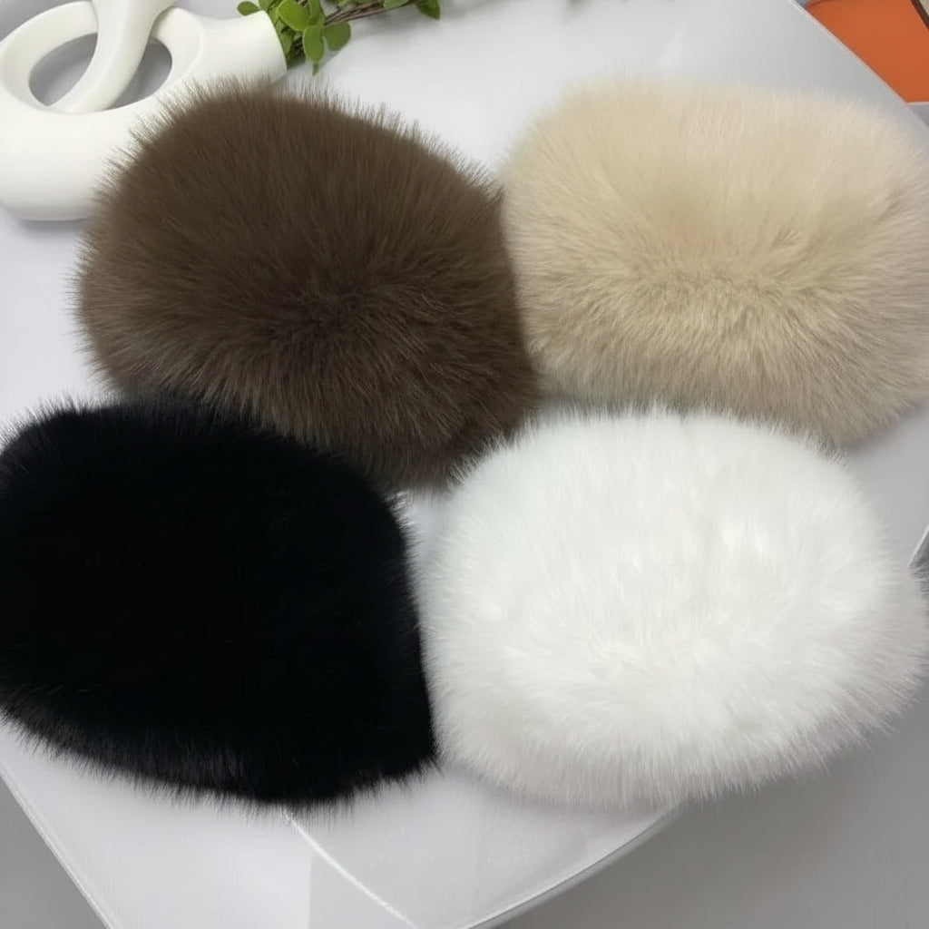 Bonnet Hiver Femme Fourrure VOLTHEA | Chaud, Antivent & Style Russe