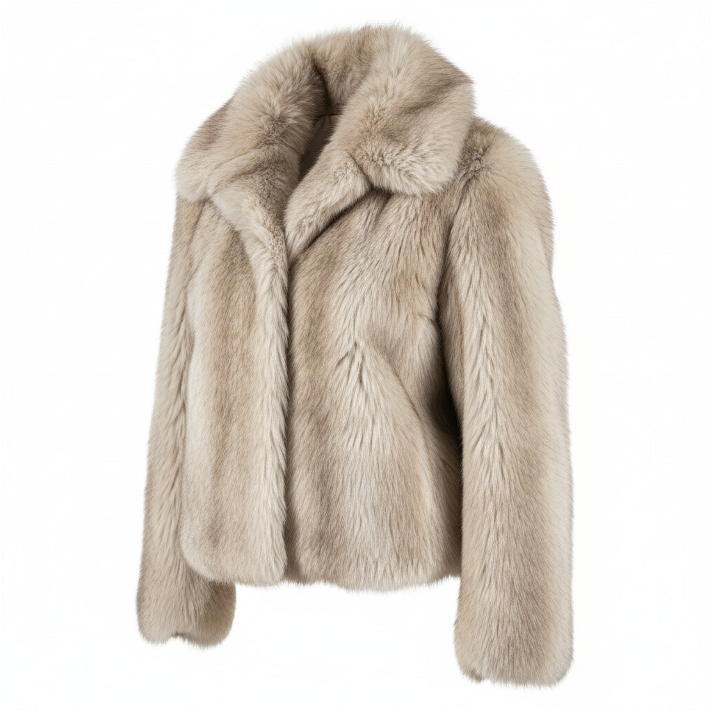 Manteau Fausse Fourrure VOLTHEA | Élégant & Street Chic Hiver
