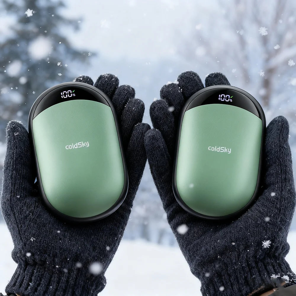 Chauffe-Mains 2-en-1 VOLTHEA | Poche Chauffante & Gants Intégrés