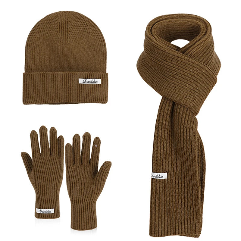 Ensemble Hiver 3 Pièces Volthéa™ Bonnet, Écharpe & Gants
