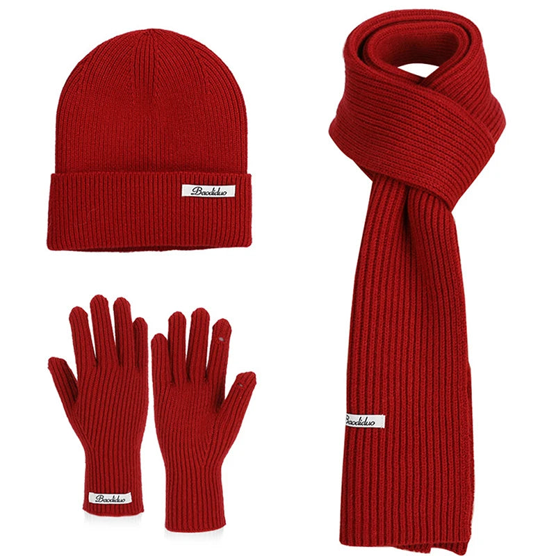 Ensemble Hiver 3 Pièces Volthéa™ Bonnet, Écharpe & Gants