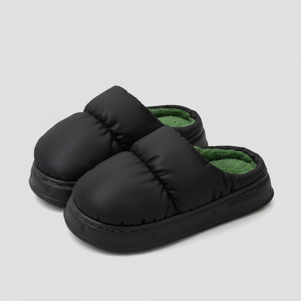 Pantoufles d'Hiver Doublure Peluche VOLTHEA | Semelle Antidérapante