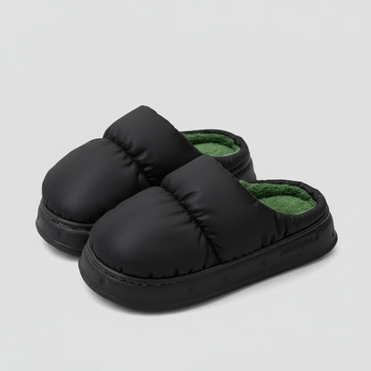 Pantoufles d’Hiver Doublure Peluche Chaude | Semelle Antidérapante