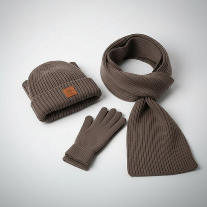Ensemble Hiver 3 Pièces  Bonnet, Écharpe & Gants Volthea