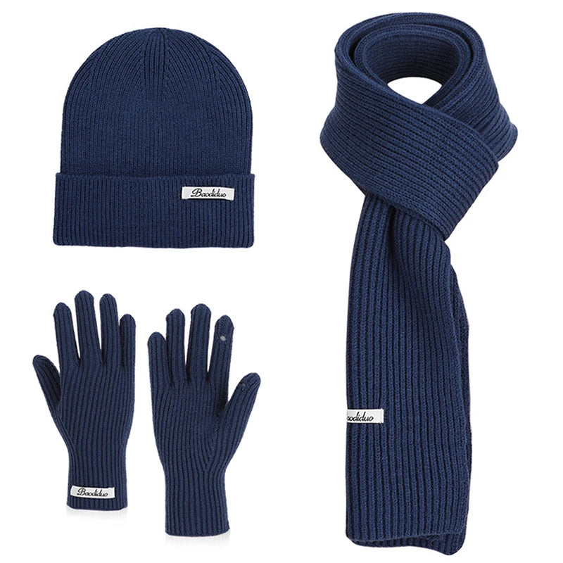 Ensemble Hiver 3 Pièces Volthéa™ Bonnet, Écharpe & Gants